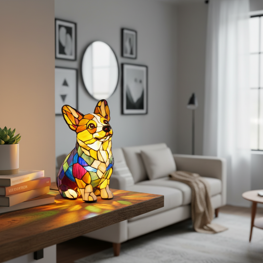Elegante Corgi dallo Splendore Eterno per una Casa Calda